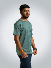 Power Tees Round Neck- Olive efficult
