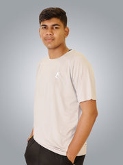 Power Tees Round Neck- OFF White efficult