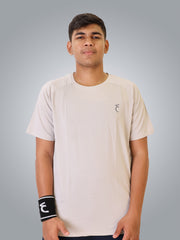 Power Tees Round Neck- OFF White efficult